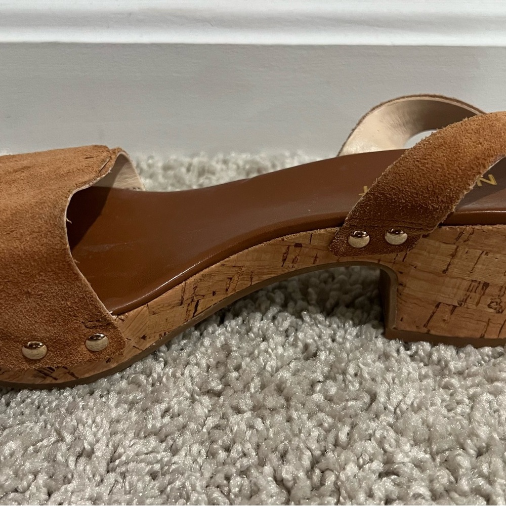 Nine West Tan Sandals with Ankle Strap - Picture 9 of 11